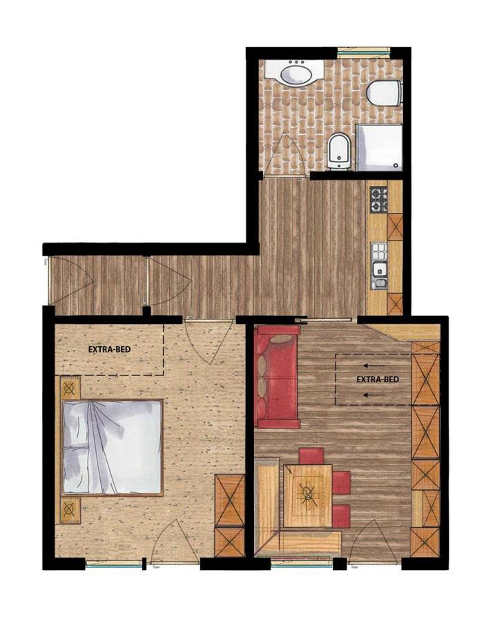 Residence Costa Burjada Colfosco Esterno foto